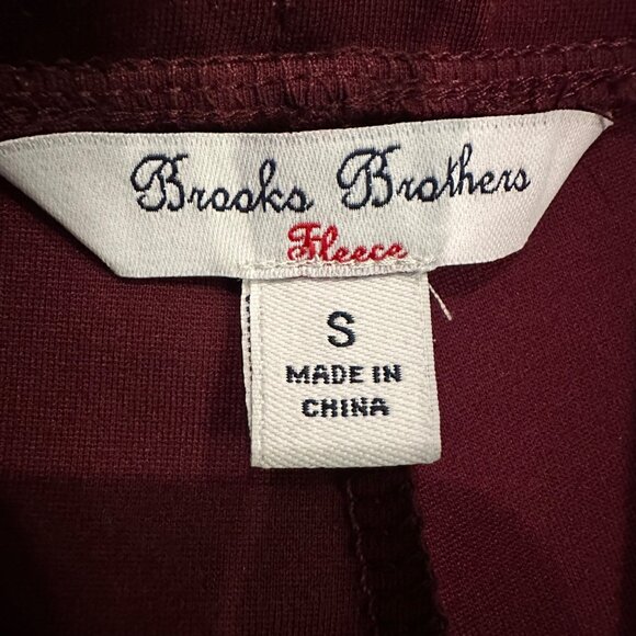 BROOKS BROTHERS FLEECE GIRLS SMALL PULL ON PANTS BURGUNDY RED - Picture 5 of 7